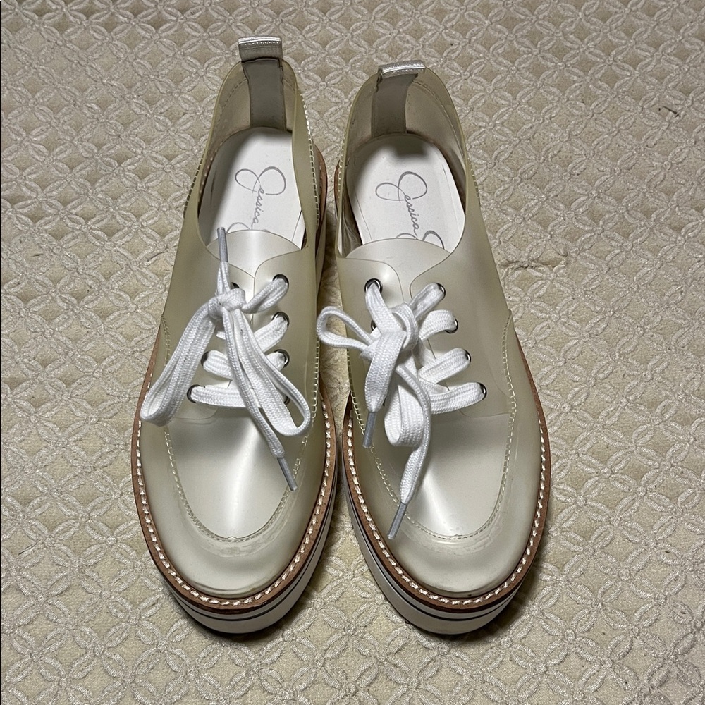 Jessica Simpson see through Loafers